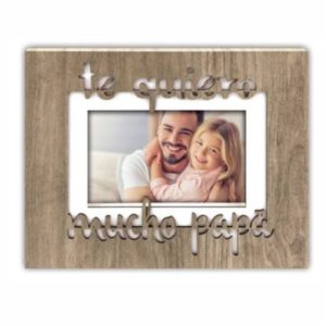 Portafotos de madera 10x15 "Te quiero mucho papá"