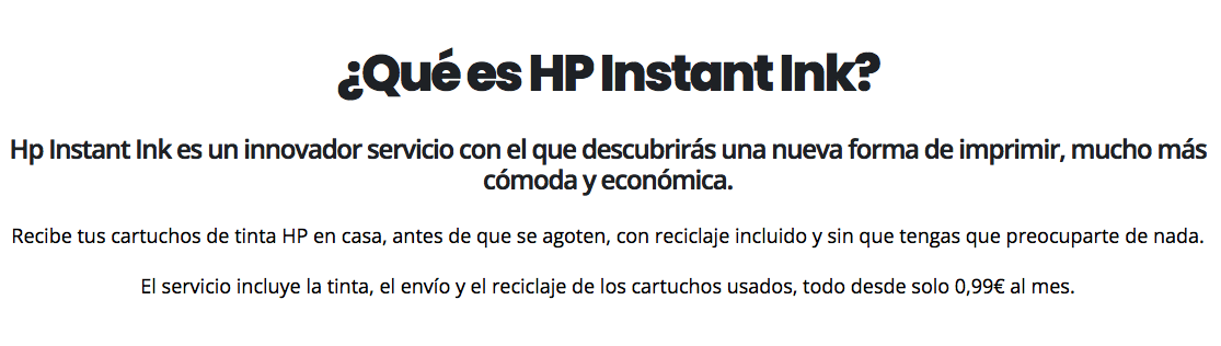 Qué es HP Instant?